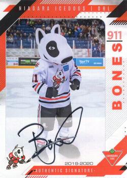 2019-20 Extreme Niagara IceDogs (OHL) Autographs #26 Bones Front