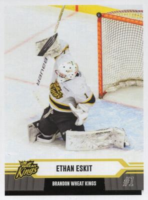 2023-24 Brandon Wheat Kings (WHL) #NNO Ethan Eskit Front