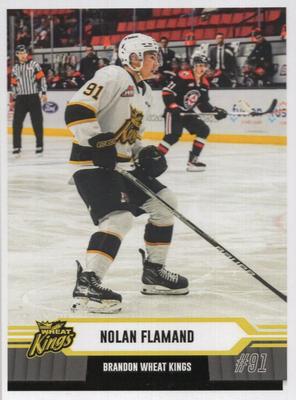 2023-24 Brandon Wheat Kings (WHL) #NNO Nolan Flamand Front