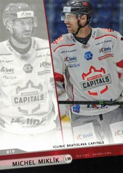 2022-23 Bratislava Capitals (ICEHL) #NNO Michel Miklik Front