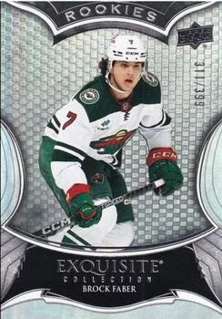 2023-24 Upper Deck Black Diamond - Exquisite Collection Rookies #R-BF Brock Faber Front