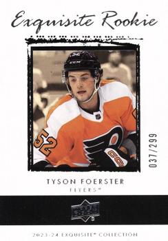 2023-24 Upper Deck Black Diamond - Exquisite Collection 2009-10 Retro Rookies #RR-TF Tyson Foerster Front