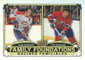2023-24 Upper Deck Tim Hortons Greatest Duos - Family Foundations #FF-15 Frank Mahovlich / Pete Mahovlich Front