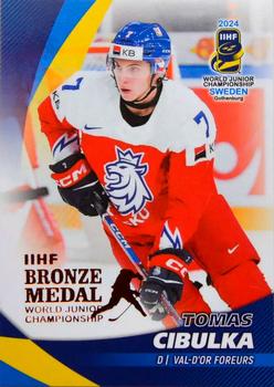 2024 BY Cards IIHF World Junior Championship #55 Tomas Cibulka Front