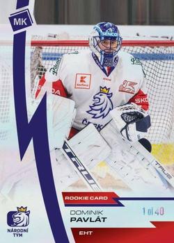 2022-23 Moje karticky Czech Ice Hockey Team - Rainbow #95 Dominik Pavlat Front