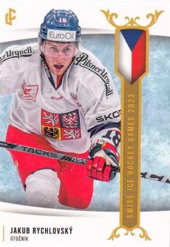 2024 Legendary Cards Expectations Road to Prague - Swiss Ice Hockey Games 2023 #EHS-15 Jakub Rychlovsky Front