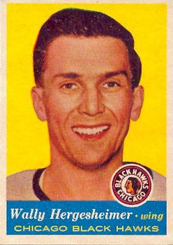 1957-58 Topps #33 Wally Hergesheimer Front