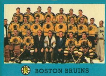 1962-63 Topps #22 Boston Bruins Front