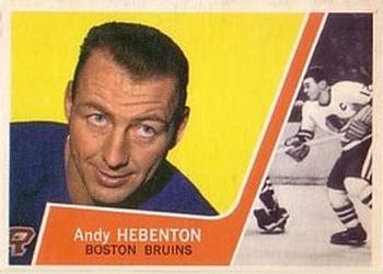1963-64 Topps #15 Andy Hebenton Front