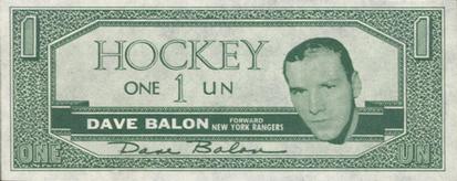 1962-63 Topps - Hockey Bucks #NNO Dave Balon  Front