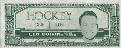 1962-63 Topps - Hockey Bucks #NNO Leo Boivin  Front