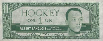 1962-63 Topps - Hockey Bucks #NNO Albert Langlois  Front