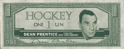 1962-63 Topps - Hockey Bucks #NNO Dean Prentice  Front