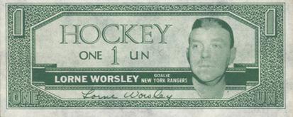 1962-63 Topps - Hockey Bucks #NNO Gump Worsley  Front