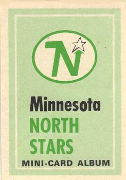 1969-70 O-Pee-Chee - Mini-Card Albums #NNO Minnesota North Stars Front