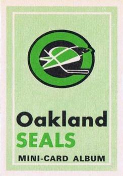 1969-70 O-Pee-Chee - Mini-Card Albums #NNO Oakland Seals Front