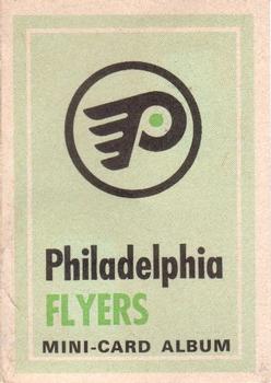 1969-70 O-Pee-Chee - Mini-Card Albums #NNO Philadelphia Flyers Front