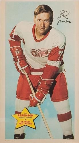 1971-72 O-Pee-Chee Posters #10 Red Berenson  Front