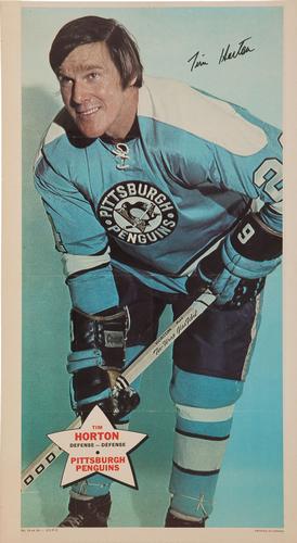 1971-72 O-Pee-Chee Posters #18 Tim Horton  Front