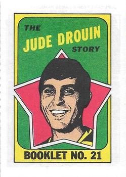 1971-72 Topps - Booklets #21 Jude Drouin Front
