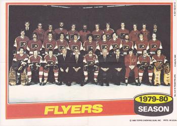 1980-81 Topps - Team Posters #3 Philadelphia Flyers  Front