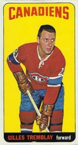 1964-65 Topps #2 Gilles Tremblay Front