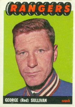 1965-66 Topps #87 George (Red) Sullivan Front