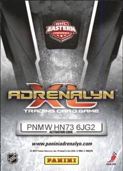 2010-11 Panini Adrenalyn XL #34 Daniel Briere Back