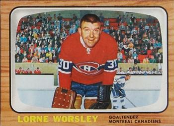 1966-67 Topps USA Test #2 Lorne Worsley Front