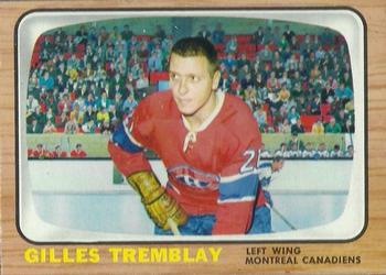 1966-67 Topps USA Test #4 Gilles Tremblay Front