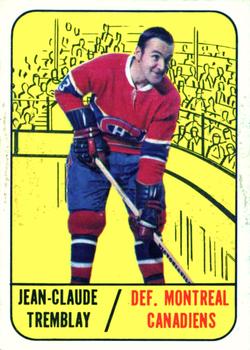 1967-68 Topps #73 Jean-Claude Tremblay Front