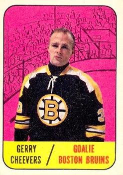 1967-68 Topps #99 Gerry Cheevers Front