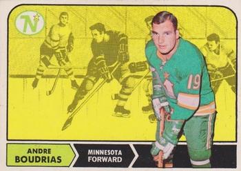 1968-69 O-Pee-Chee #53 Andre Boudrias Front