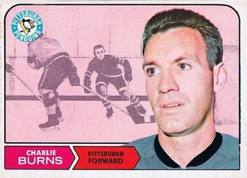 1968-69 O-Pee-Chee #108 Charlie Burns Front