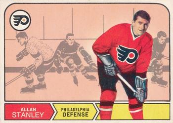 1968-69 O-Pee-Chee #183 Allan Stanley Front