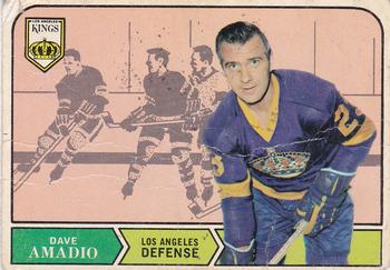 1968-69 O-Pee-Chee #157 Dave Amadio Front