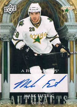 2009-10 Upper Deck Artifacts - Autofacts #AF-FI Mark Fistric  Front