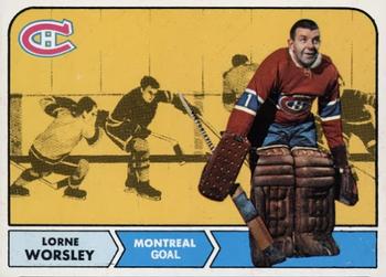 1968-69 Topps #56 Lorne Worsley Front