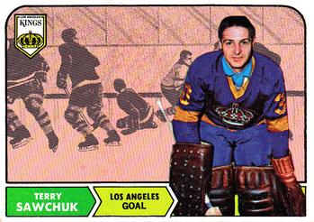 1968-69 Topps #34 Terry Sawchuk Front