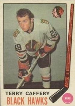 1969-70 O-Pee-Chee #135 Terry Caffery Front
