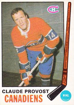 1969-70 O-Pee-Chee #167 Claude Provost Front