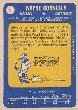 1969-70 Topps #60 Wayne Connelly Back
