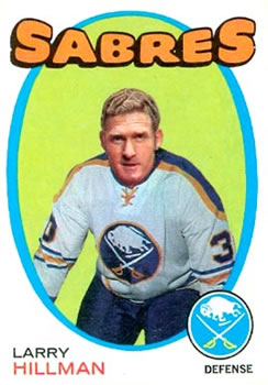 1971-72 O-Pee-Chee #168 Larry Hillman Front