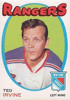 1971-72 O-Pee-Chee #74 Ted Irvine Front