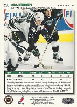 1995-96 Collector's Choice - Player's Club #205 Mike Kennedy Back