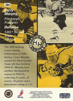 1995-96 Collector's Choice - Player's Club #386 Larry Murphy Back