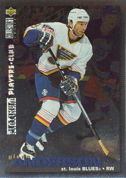 1995-96 Collector's Choice - Platinum Player's Club #46 Glenn Anderson Front
