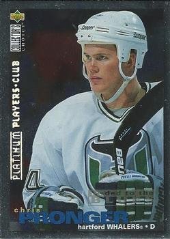 1995-96 Collector's Choice - Platinum Player's Club #232 Chris Pronger Front