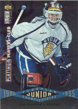 1995-96 Collector's Choice - Platinum Player's Club #330 Jani Riihnen Front