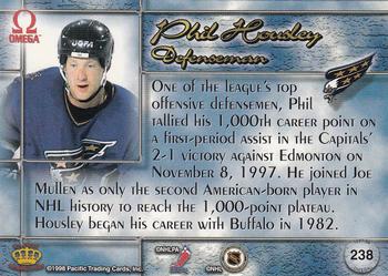 1997-98 Pacific Omega - Emerald Green #238 Phil Housley Back